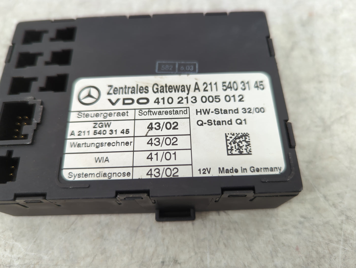 2003-2005 Mercedes-benz E500 Gateway Control Module - Oemusedautoparts1.com
