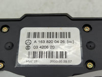 2003-2005 Mercedes-Benz Ml350 Climate Control Module Temperature AC/Heater Replacement P/N:A 163 820 04 26 Fits OEM Used Aut