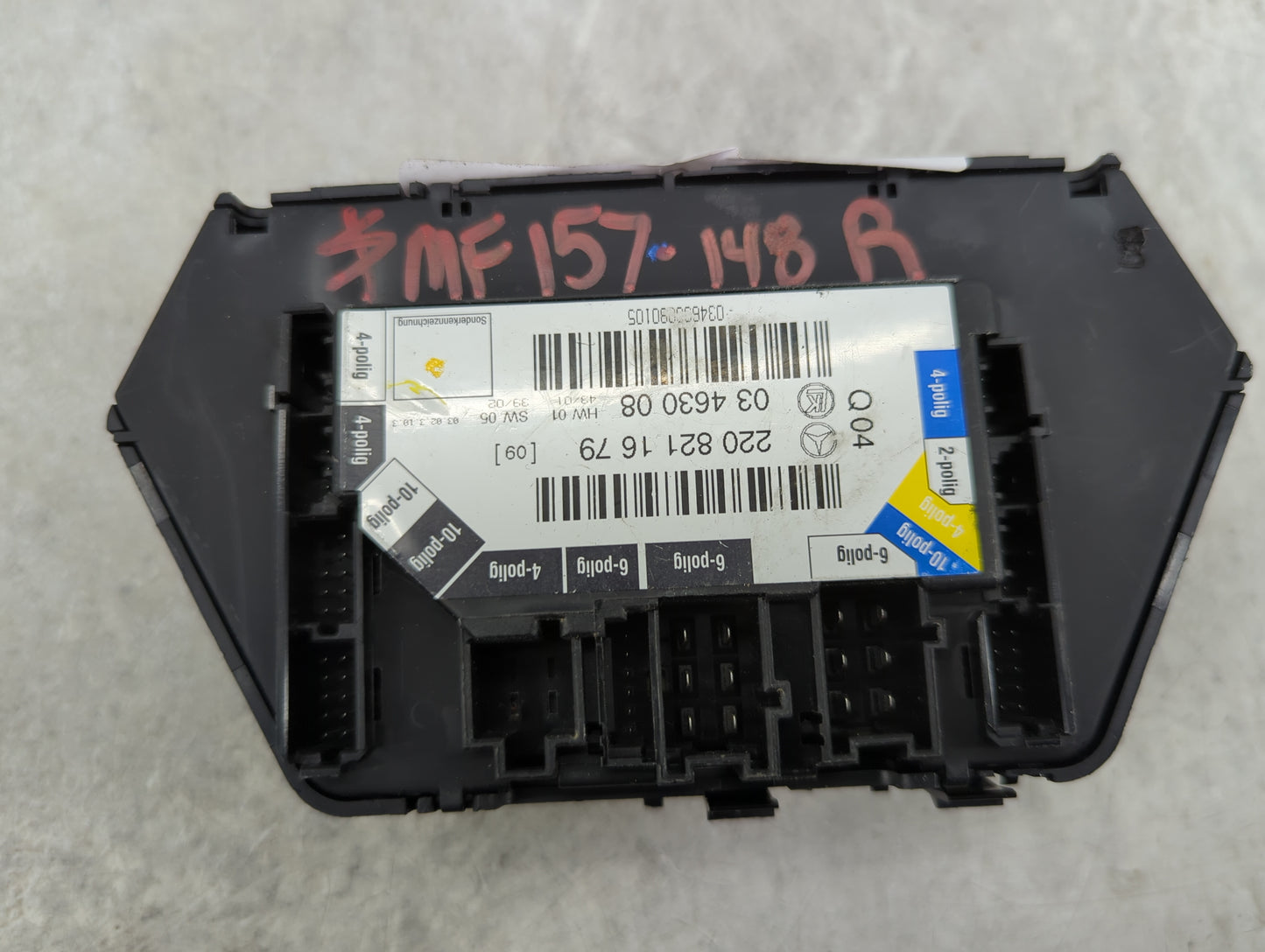 2003 Mercedes-benz S-class Passenger Right Seat Switch - Oemusedautoparts1.com