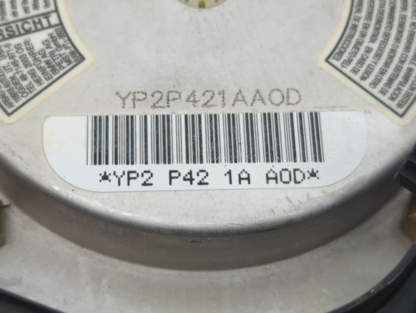 2004-2006 Mercedes-Benz S500 Air Bag Driver Left Steering Wheel Mounted Fits Fits 2003 2004 2005 2006 OEM Used Auto Parts - 