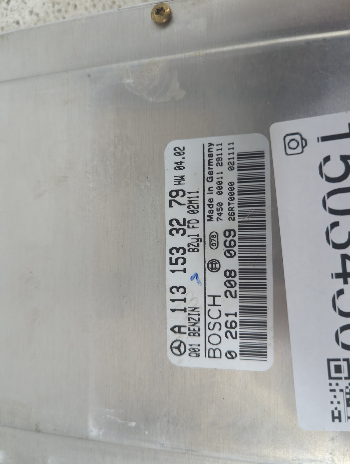 2003 Mercedes-Benz S Class PCM Engine Control Computer ECU ECM PCU OEM P/N:A1131533279 0261208069 Fits OEM Used Auto Parts -