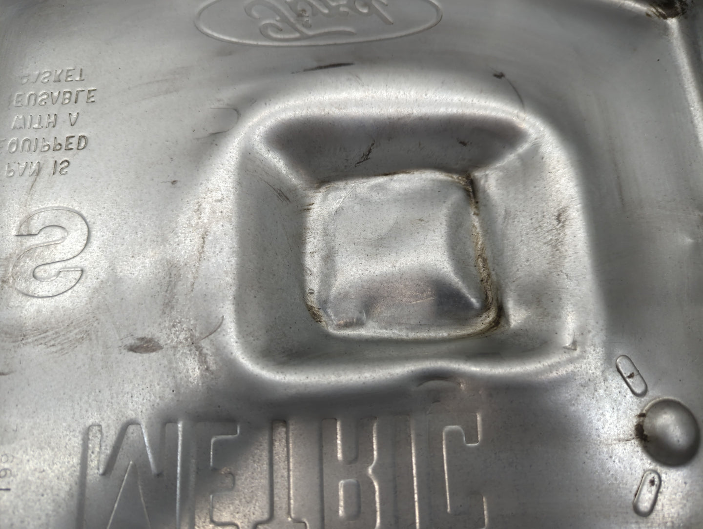 2003-2011 Mercury Grand Marquis Engine Oil Pan Fits Fits 2003 2004 2005 2006 2007 2008 2009 2010 2011 OEM Used Auto Parts - 