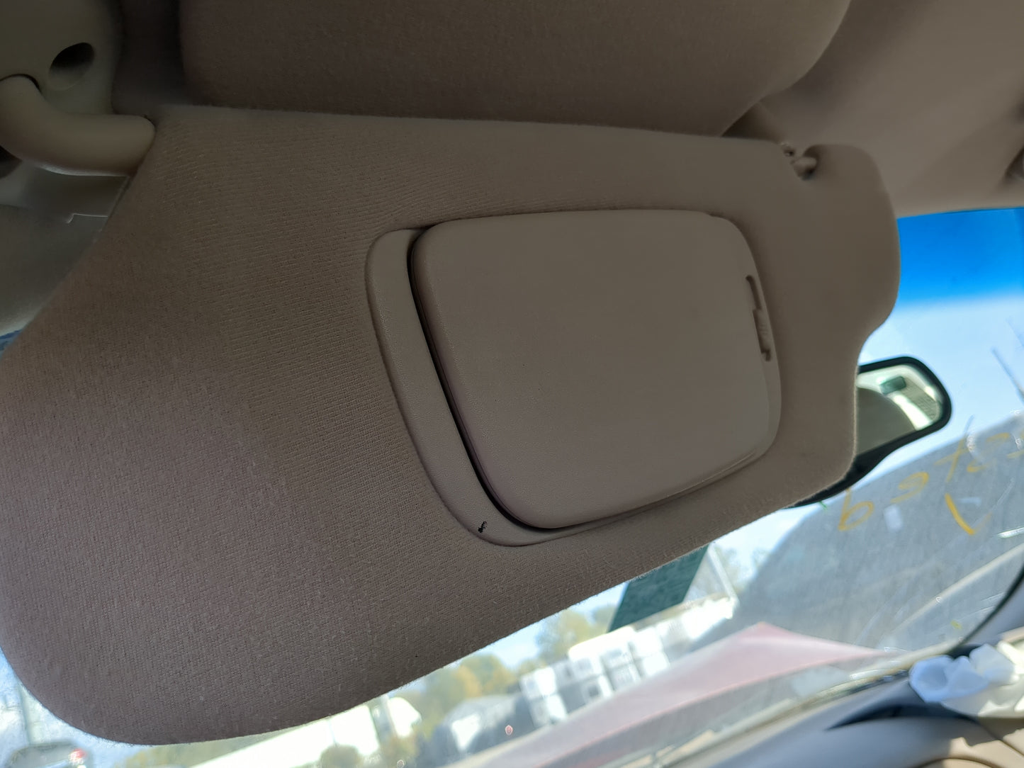 2000-2003 Mercury Sable Sun Visor Shade Replacement Driver Left Mirror Fits Fits 2000 2001 2002 2003 OEM Used Auto Parts - O