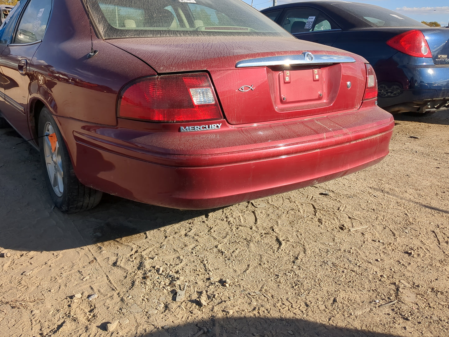 2000-2003 Mercury Sable Rear Bumper Assembly Oem - Oemusedautoparts1.com