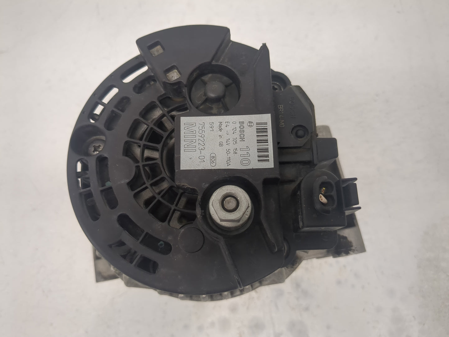 2003 Mini Cooper Alternator Replacement Generator Charging Assembly Engine OEM P/N:0 124 325 158 7559223-01 Fits OEM Used Au