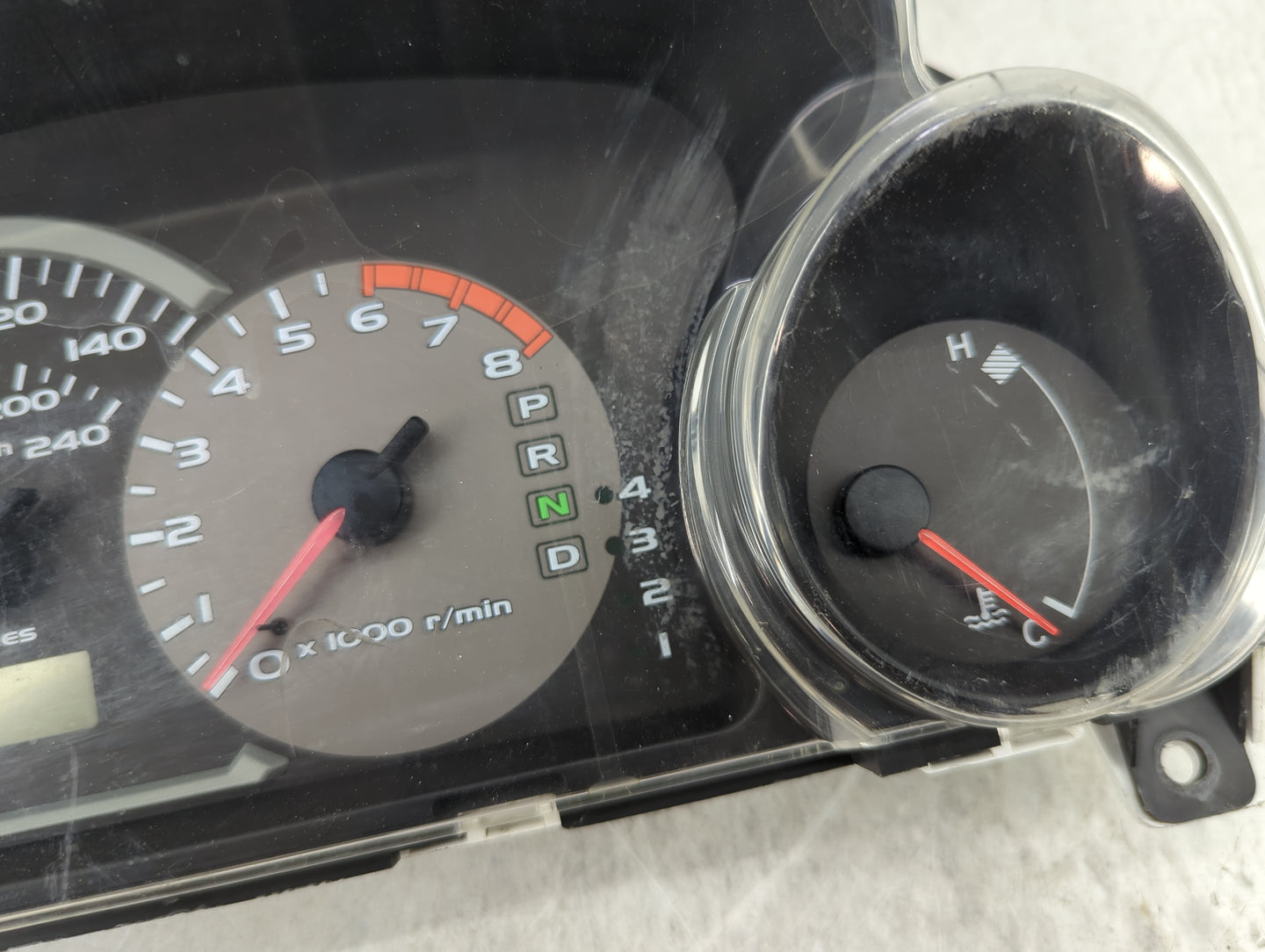 2003-2005 Mitsubishi Eclipse Instrument Cluster Speedometer Gauges P/N:MR572576 Miles: Fits Fits 2003 2004 2005 OEM Used Aut