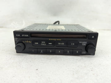 2003-2005 Mitsubishi Eclipse Radio AM FM Cd Player Receiver Replacement P/N:MR587251 Fits Fits 2003 2004 2005 OEM Used Auto 