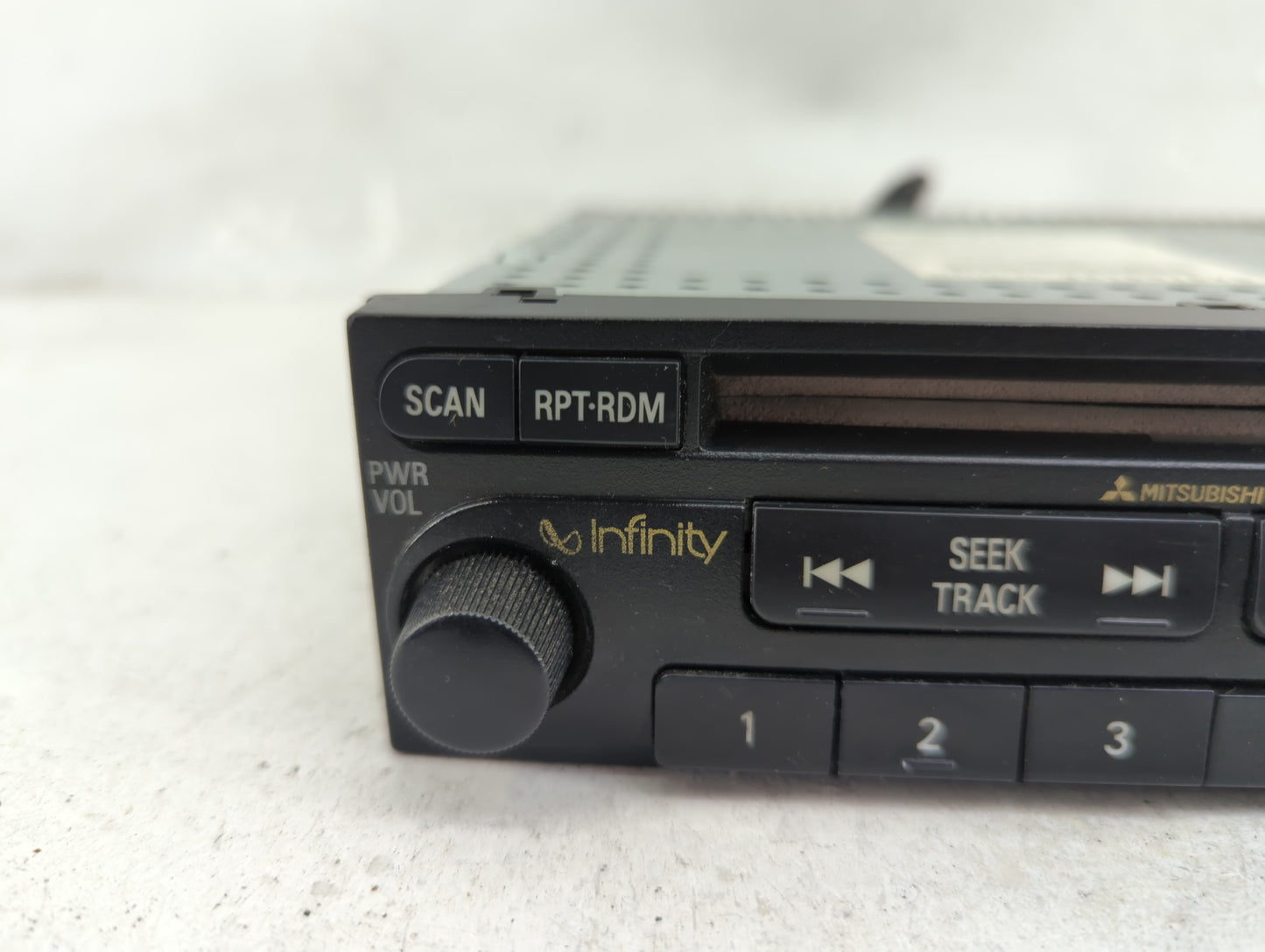 2003-2005 Mitsubishi Eclipse Radio AM FM Cd Player Receiver Replacement P/N:MR587251 Fits Fits 2003 2004 2005 OEM Used Auto 