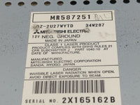 2003-2005 Mitsubishi Eclipse Radio AM FM Cd Player Receiver Replacement P/N:MR587251 Fits Fits 2003 2004 2005 OEM Used Auto 