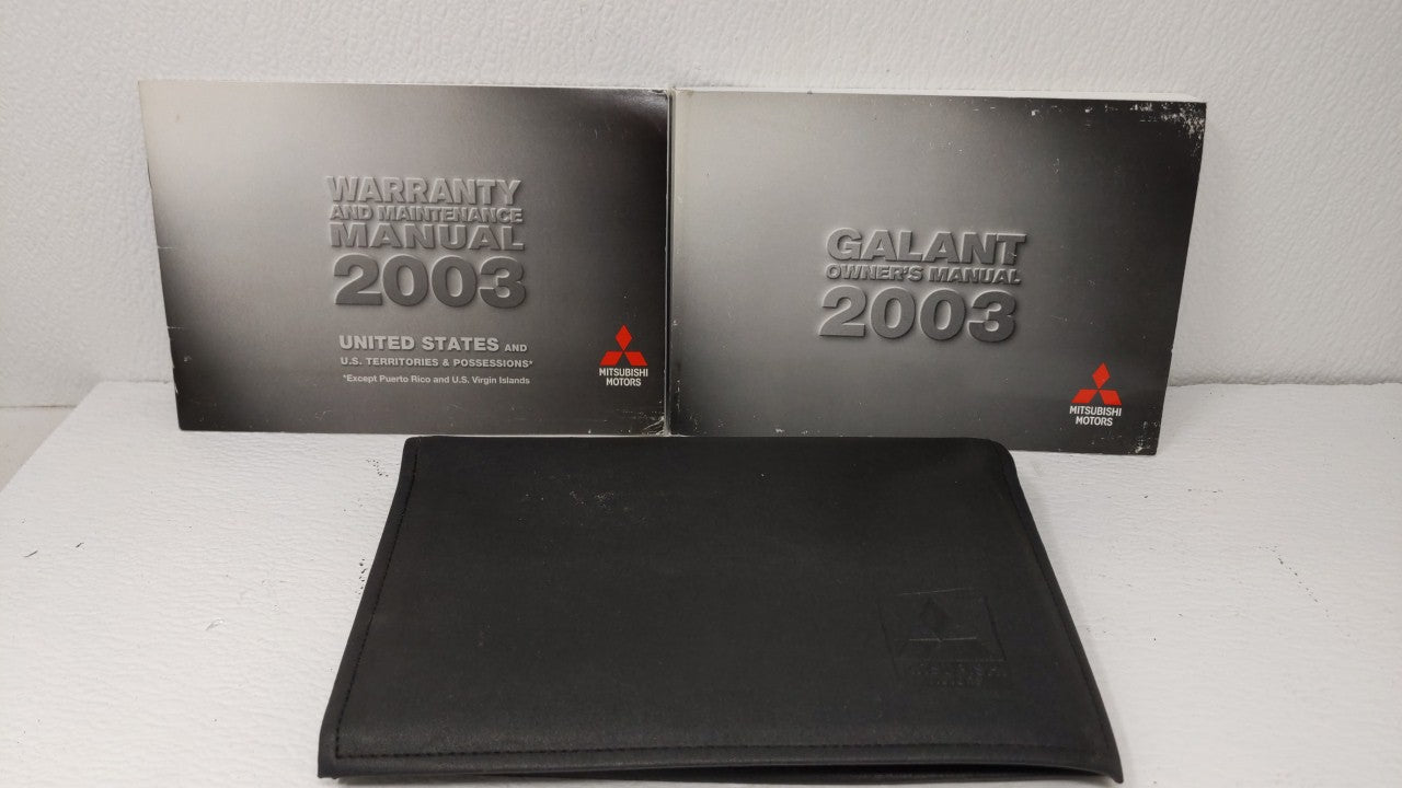 2003 Mitsubishi Galant Owners Manual Book Guide OEM Used Auto Parts - Oemusedautoparts1.com