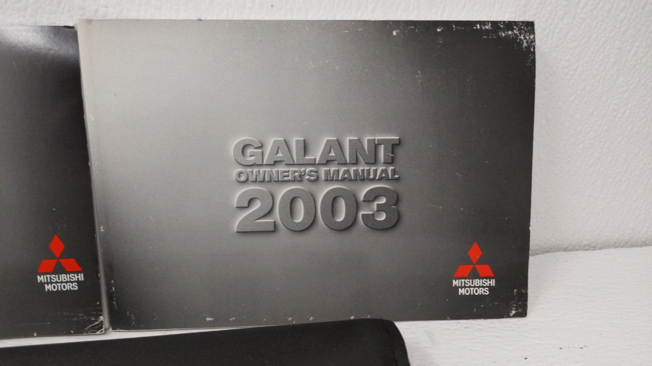 2003 Mitsubishi Galant Owners Manual Book Guide OEM Used Auto Parts - Oemusedautoparts1.com