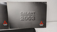 2003 Mitsubishi Galant Owners Manual Book Guide OEM Used Auto Parts - Oemusedautoparts1.com