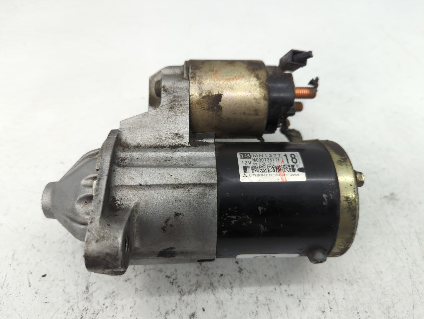 2003-2007 Mitsubishi Lancer Car Starter Motor Solenoid OEM P/N:MN1377 M000T35171 Fits Fits 2003 2004 2005 2006 2007 OEM Used