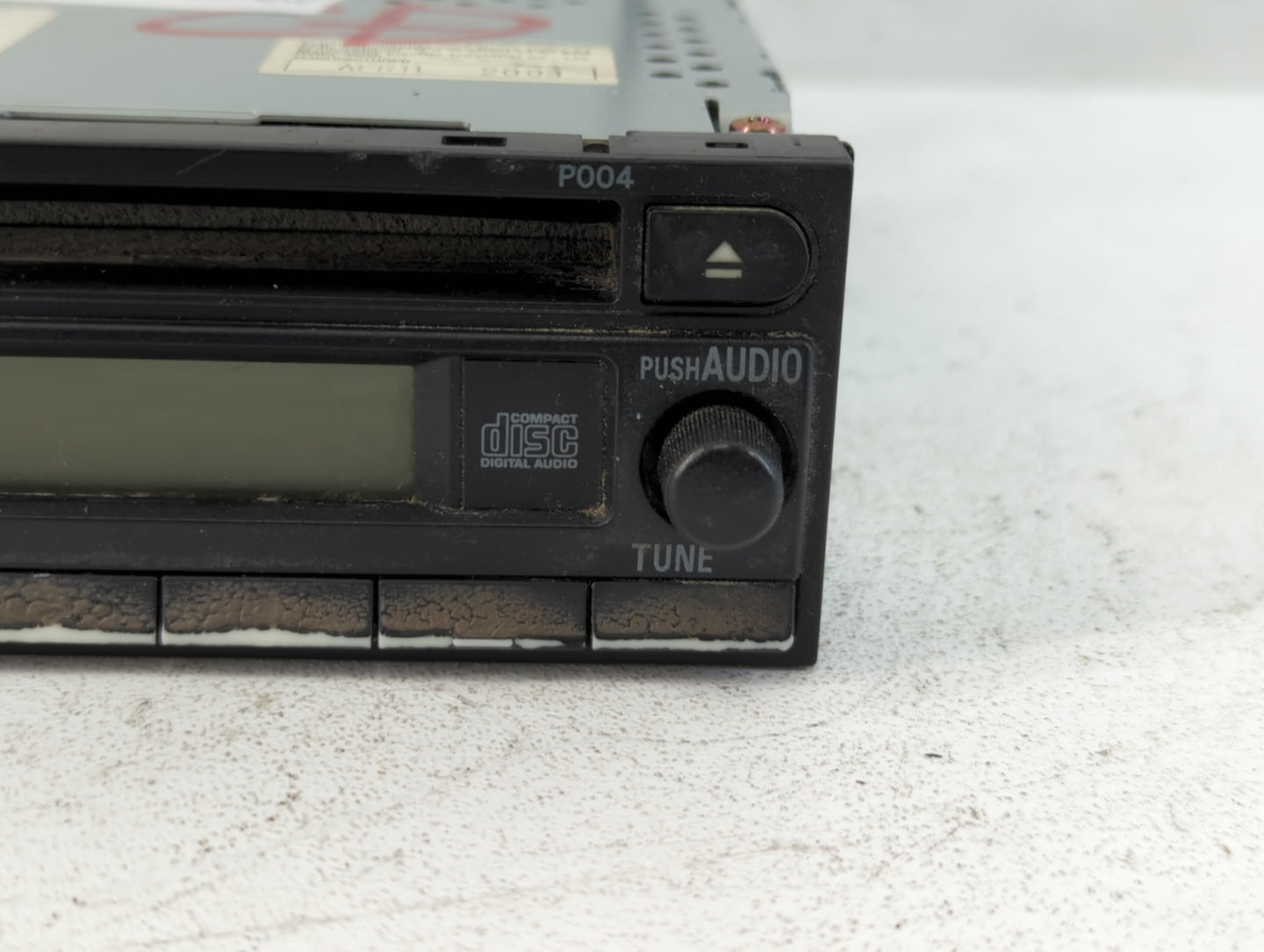 2003 Mitsubishi Outlander Radio AM FM Cd Player Receiver Replacement P/N:MR587387 Fits Fits 2002 2004 2005 2006 2007 OEM Use