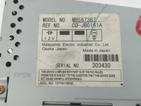 2003 Mitsubishi Outlander Radio AM FM Cd Player Receiver Replacement P/N:MR587387 Fits Fits 2002 2004 2005 2006 2007 OEM Use