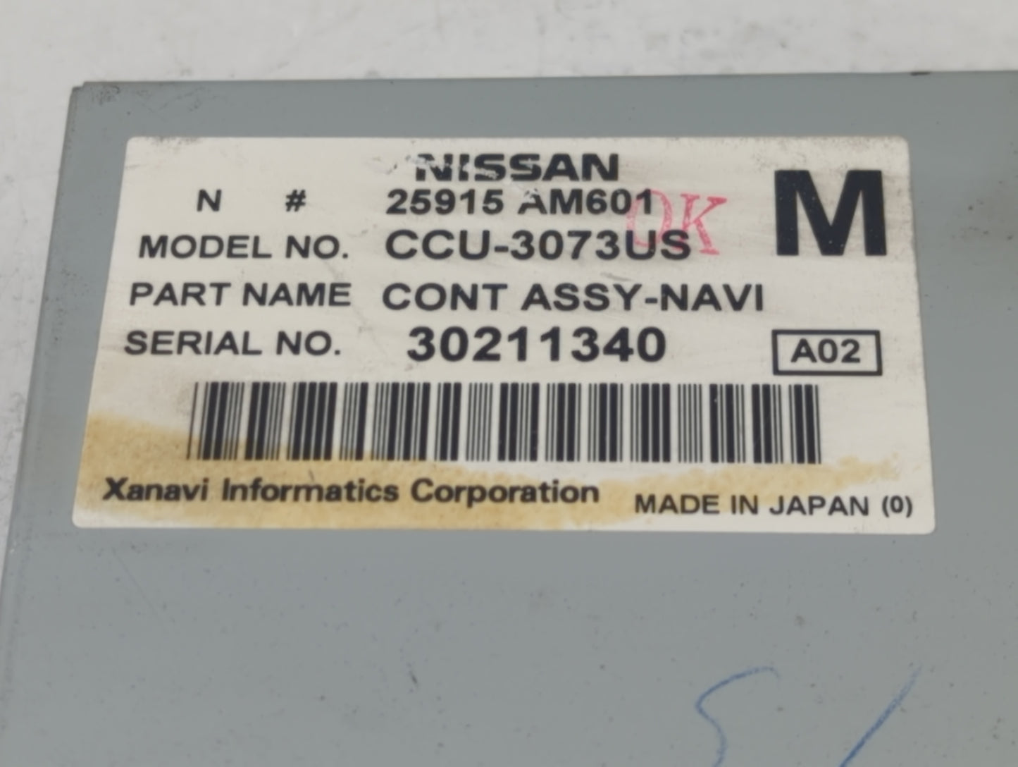 2003 Nissan 350z Radio AM FM Cd Player Receiver Replacement P/N:286-8153-58 Fits OEM Used Auto Parts - Oemusedautoparts1.com