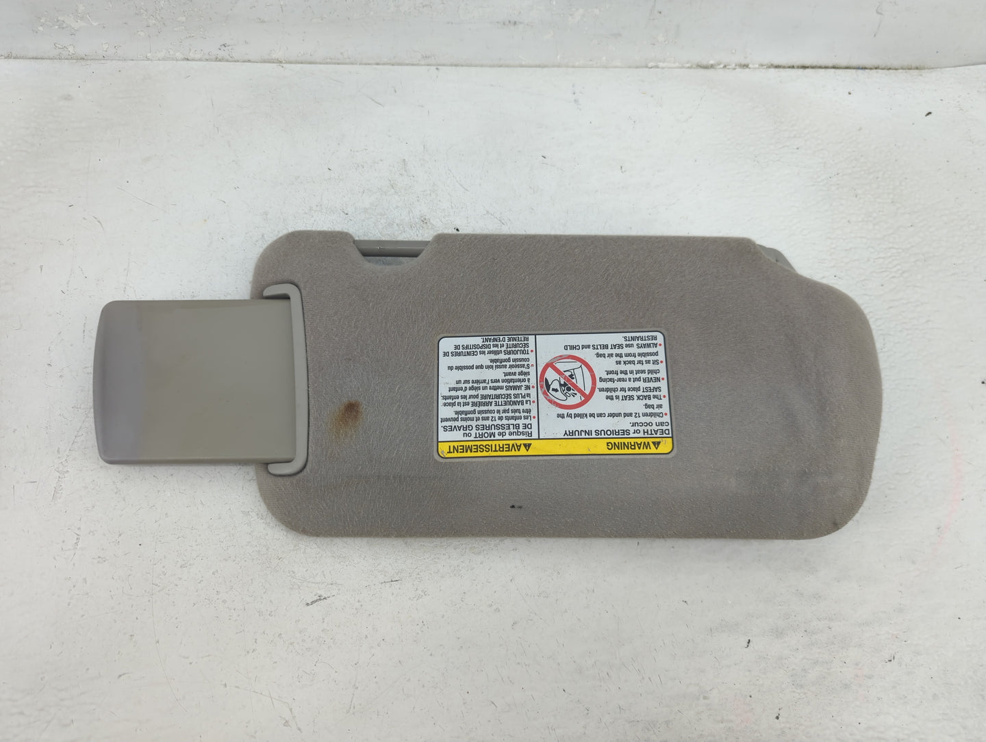 2002-2003 Nissan Altima Sun Visor Shade Replacement Driver Left Mirror Fits Fits 2000 2001 2002 2003 OEM Used Auto Parts - O