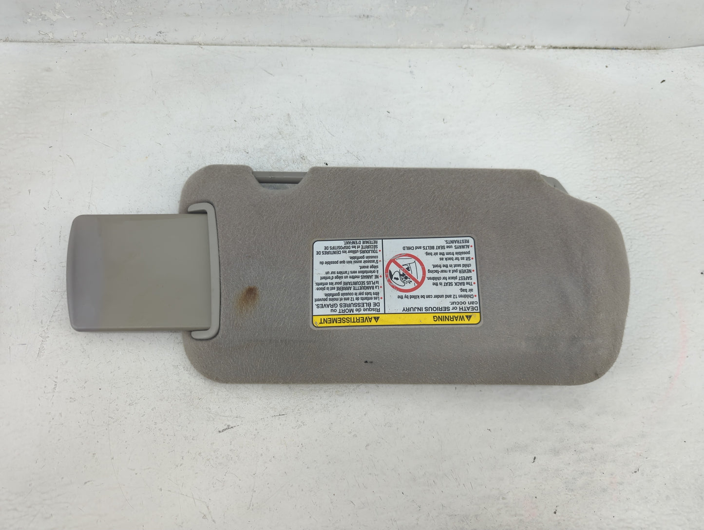 2002-2003 Nissan Altima Sun Visor Shade Replacement Driver Left Mirror Fits Fits 2000 2001 2002 2003 OEM Used Auto Parts - O