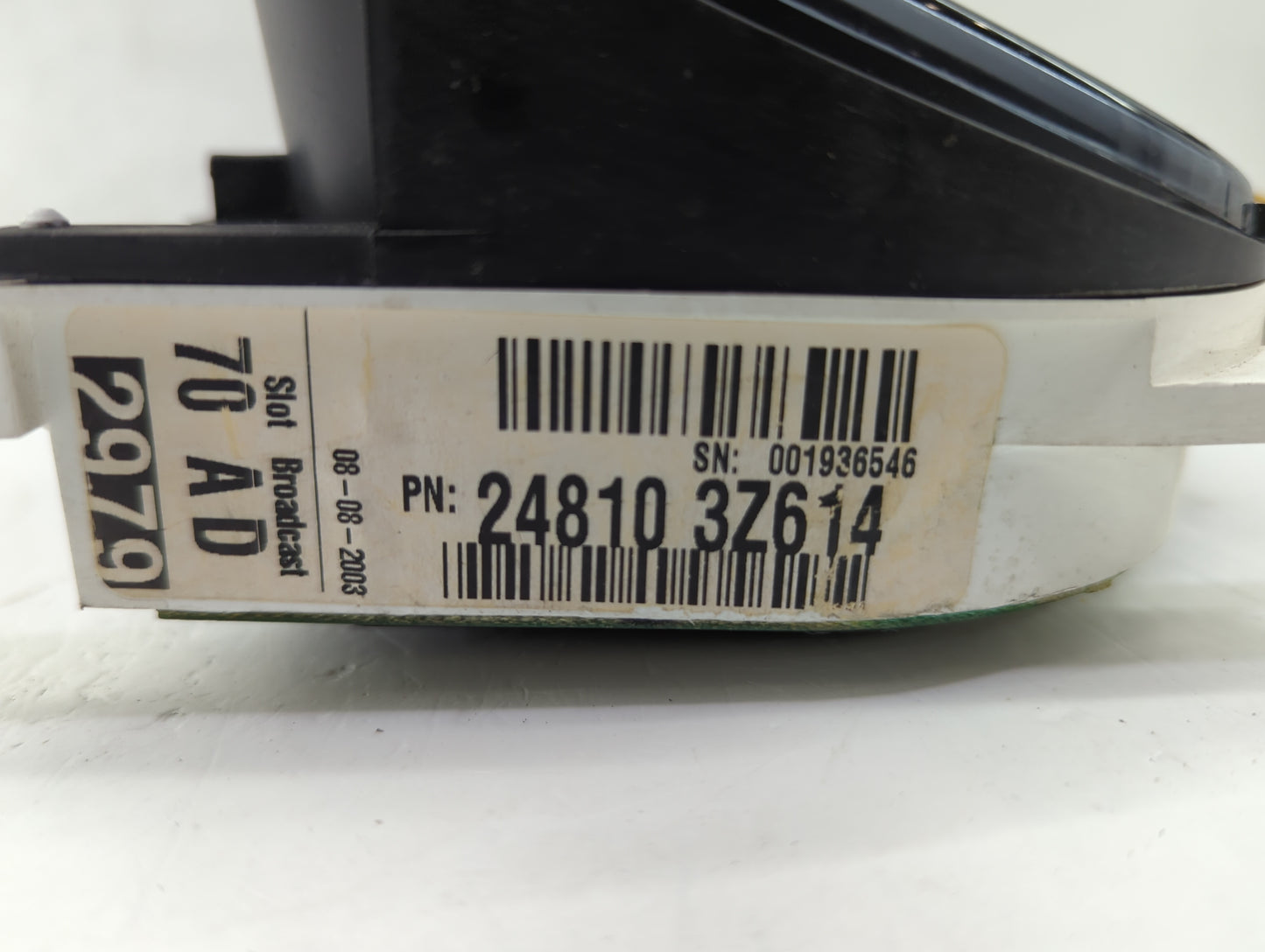 2002-2003 Nissan Altima Instrument Cluster Speedometer Gauges P/N:24810 3Z614 Fits Fits 2002 2003 OEM Used Auto Parts - Oemu