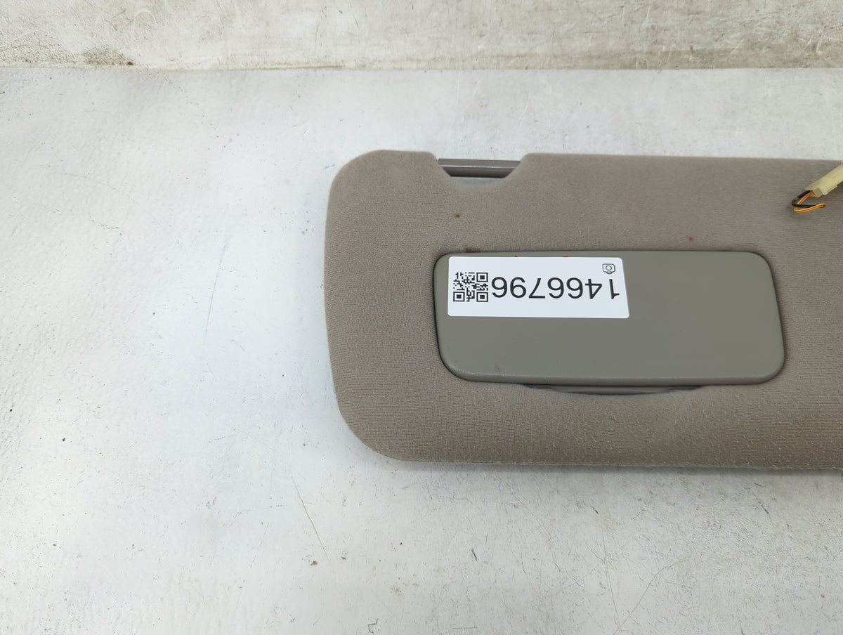 2002-2003 Nissan Altima Sun Visor Shade Replacement Passenger Right Mirror Fits Fits 2000 2001 2002 2003 OEM Used Auto Parts