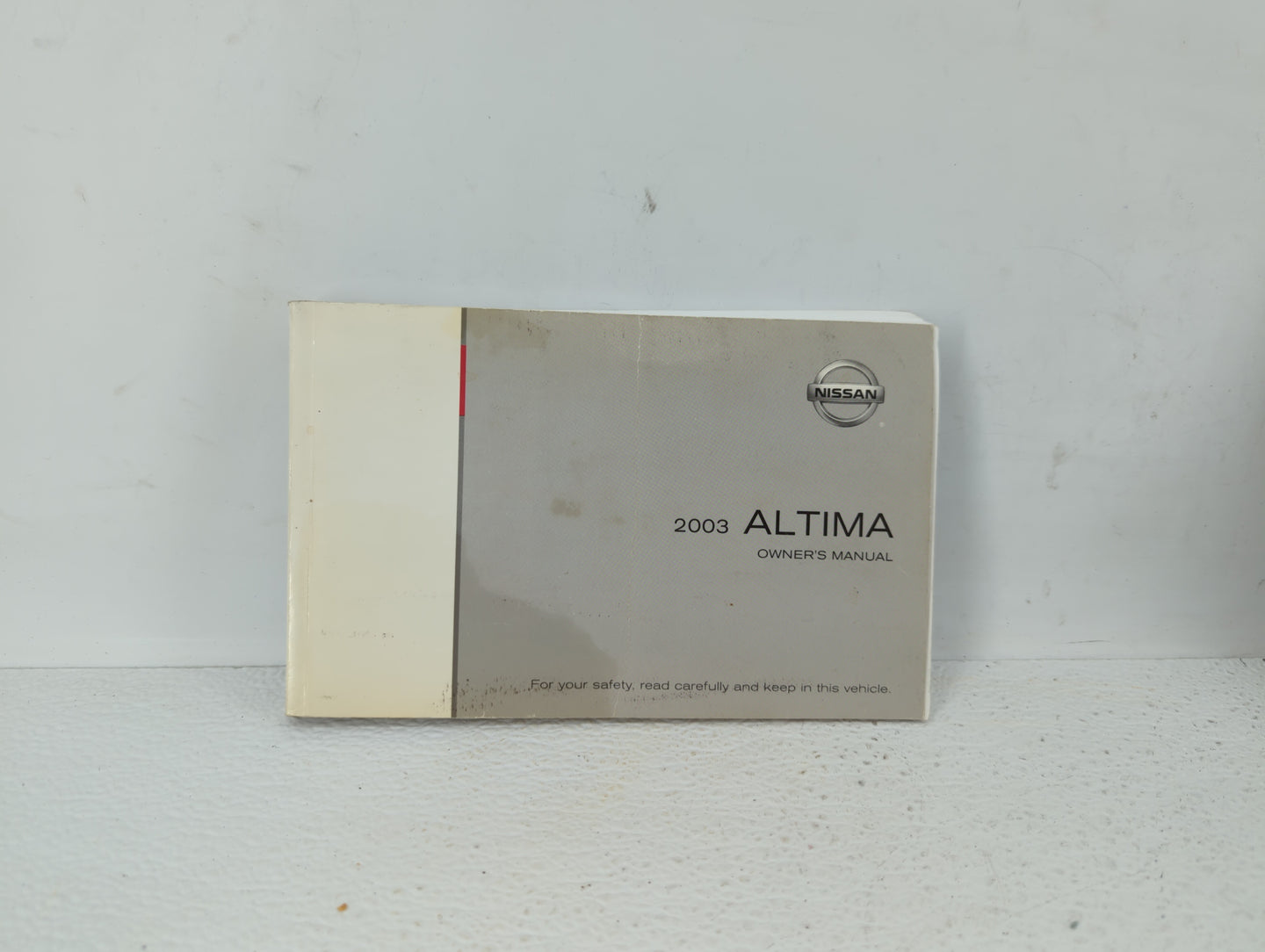 2003 Nissan Altima Owners Manual Book Guide OEM Used Auto Parts - Oemusedautoparts1.com