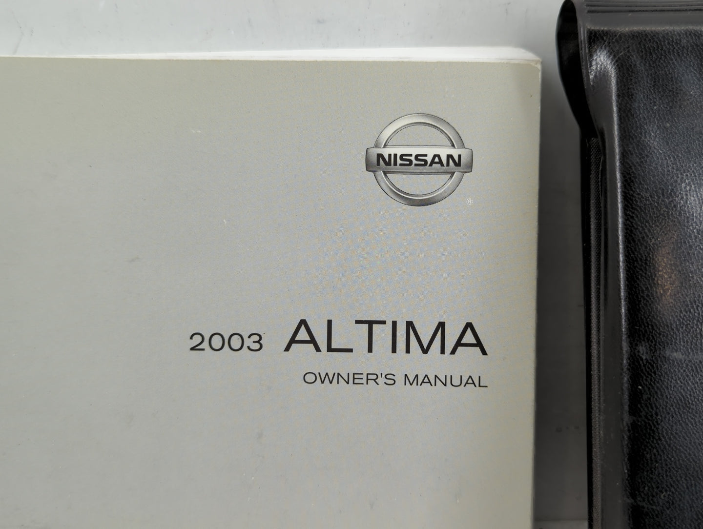 2003 Nissan Altima Owners Manual Book Guide OEM Used Auto Parts - Oemusedautoparts1.com