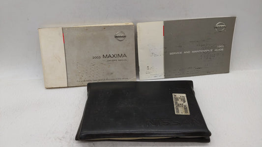 2003 Nissan Maxima Owners Manual Book Guide OEM Used Auto Parts