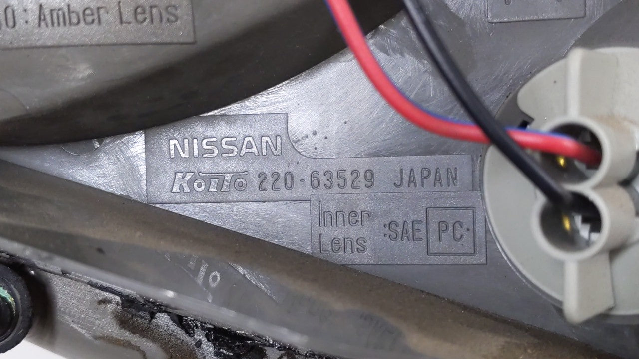 2002-2003 Nissan Maxima Tail Light Assembly Passenger Right OEM Fits Fits 2002 2003 OEM Used Auto Parts - Oemusedautoparts1.