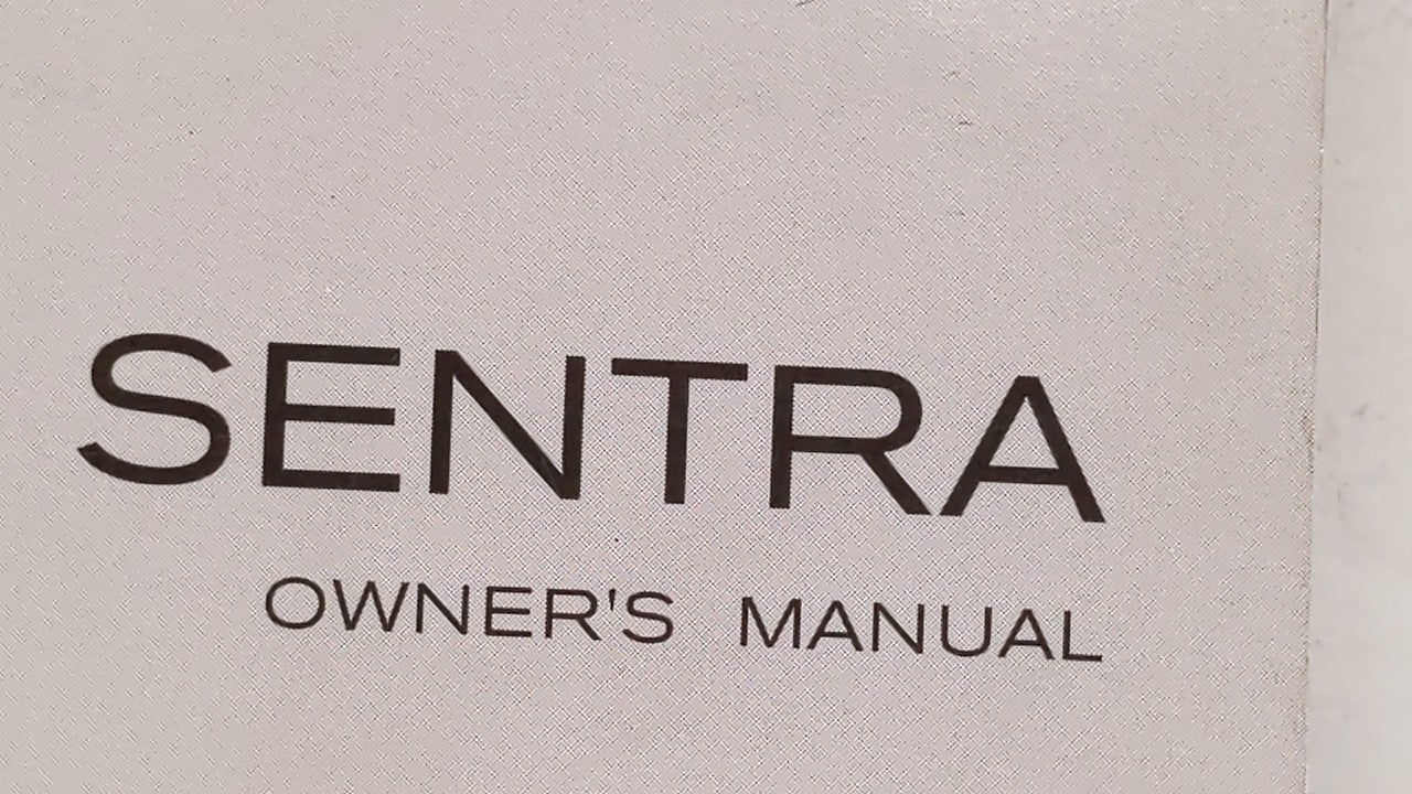 2003 Nissan Sentra Owners Manual Book Guide P/N:OM3E-0B15U0 OEM Used Auto Parts - Oemusedautoparts1.com