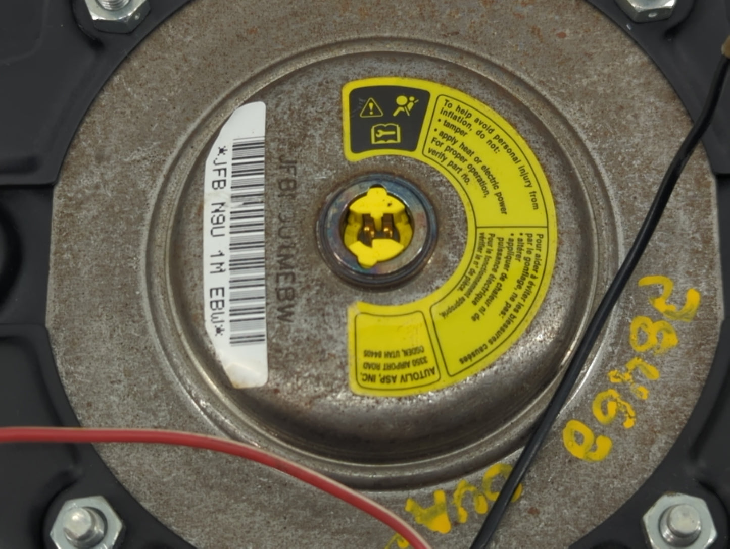 2001-2005 Pontiac Grand Am Air Bag Driver Left Steering Wheel Mounted - Oemusedautoparts1.com