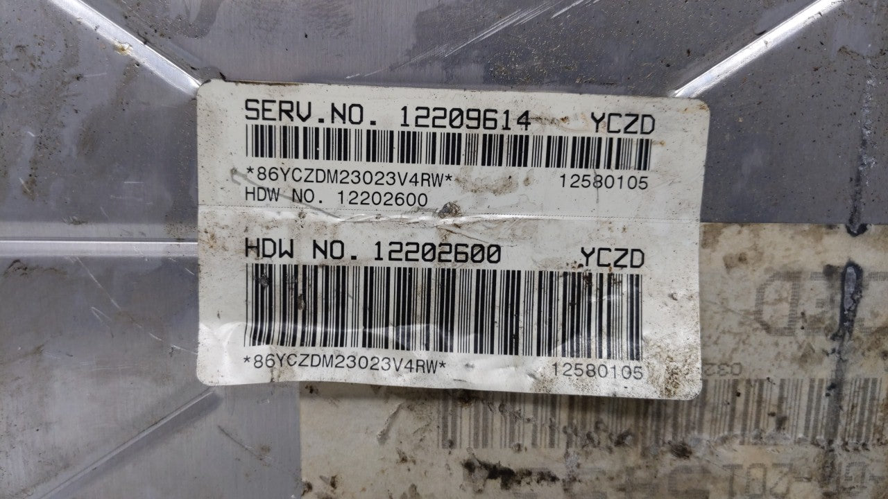 2003 Pontiac Grand Prix PCM Engine Control Computer ECU ECM PCU OEM P/N:12583827 89661-08250, 09360210 Fits Fits 2004 2005 O