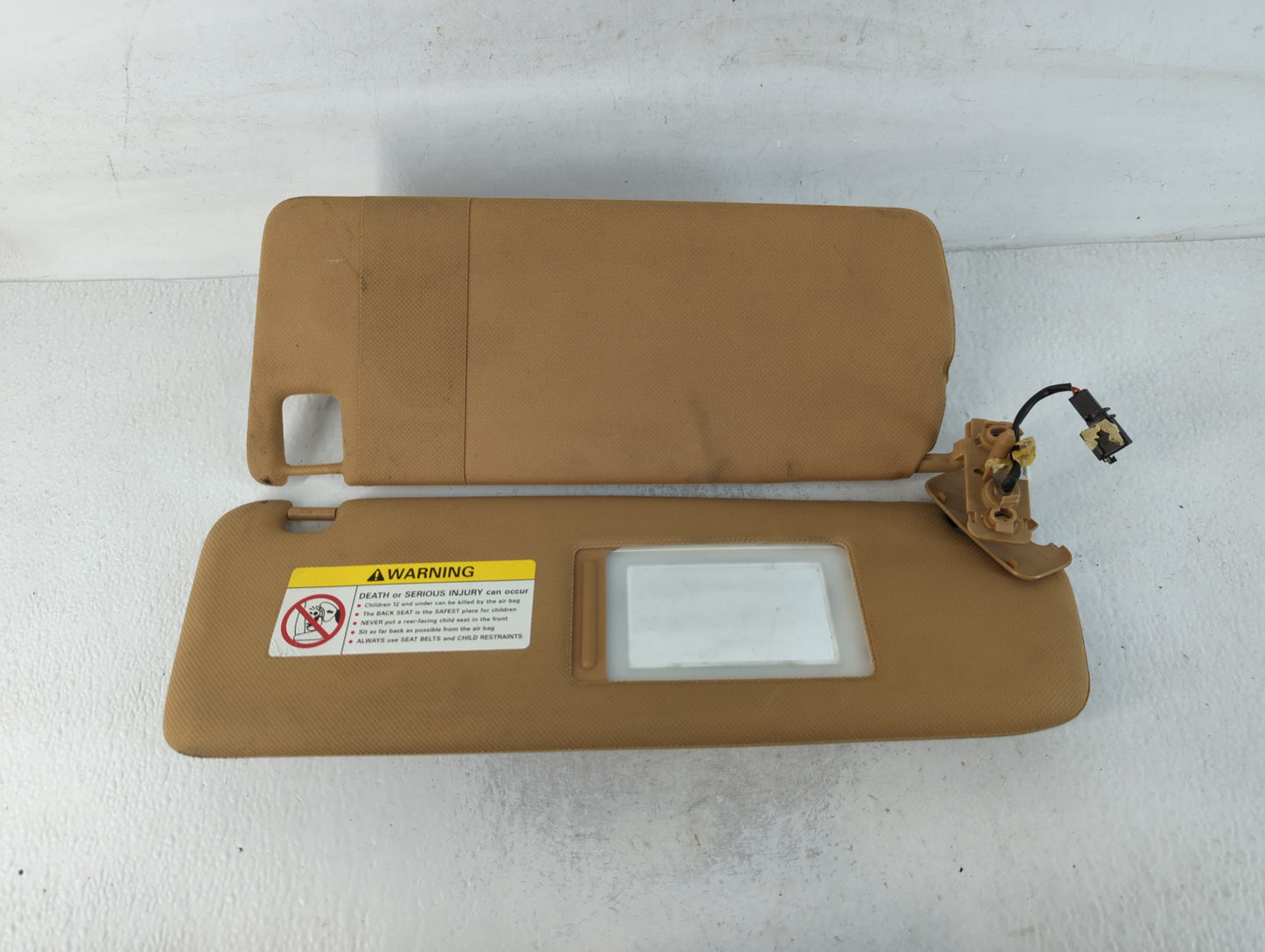 2003-2005 Porsche Cayenne Sun Visor Shade Replacement Passenger Right Mirror Fits Fits 2003 2004 2005 OEM Used Auto Parts - 