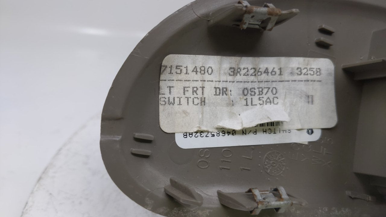 2003 Ram 1500 Master Power Window Switch Replacement Driver Side Left Fits OEM Used Auto Parts - Oemusedautoparts1.com