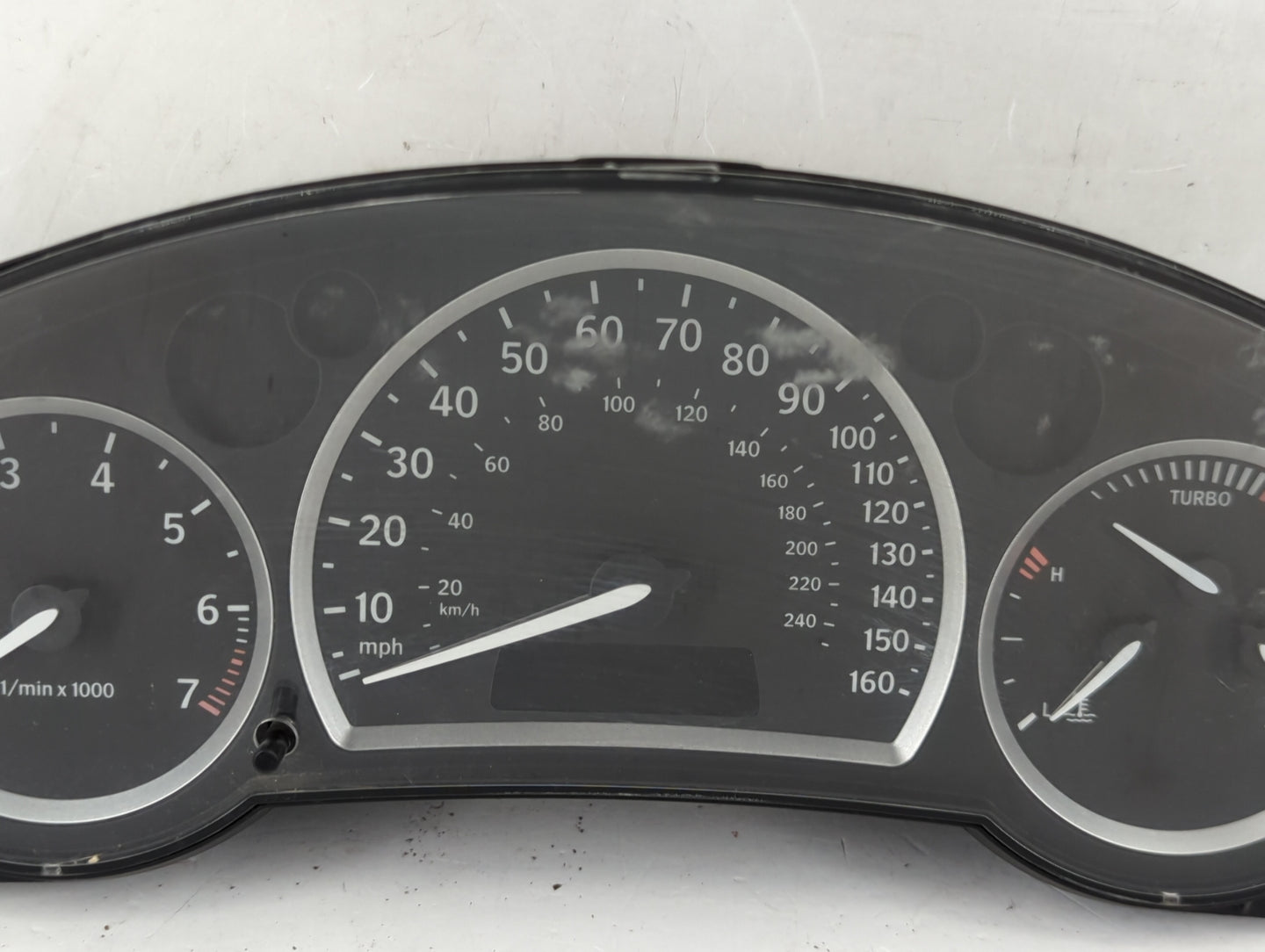 2002-2003 Saab 9-3 Instrument Cluster Speedometer Gauges P/N:6 033 EC0 422 Fits Fits 2002 2003 OEM Used Auto Parts - Oemused
