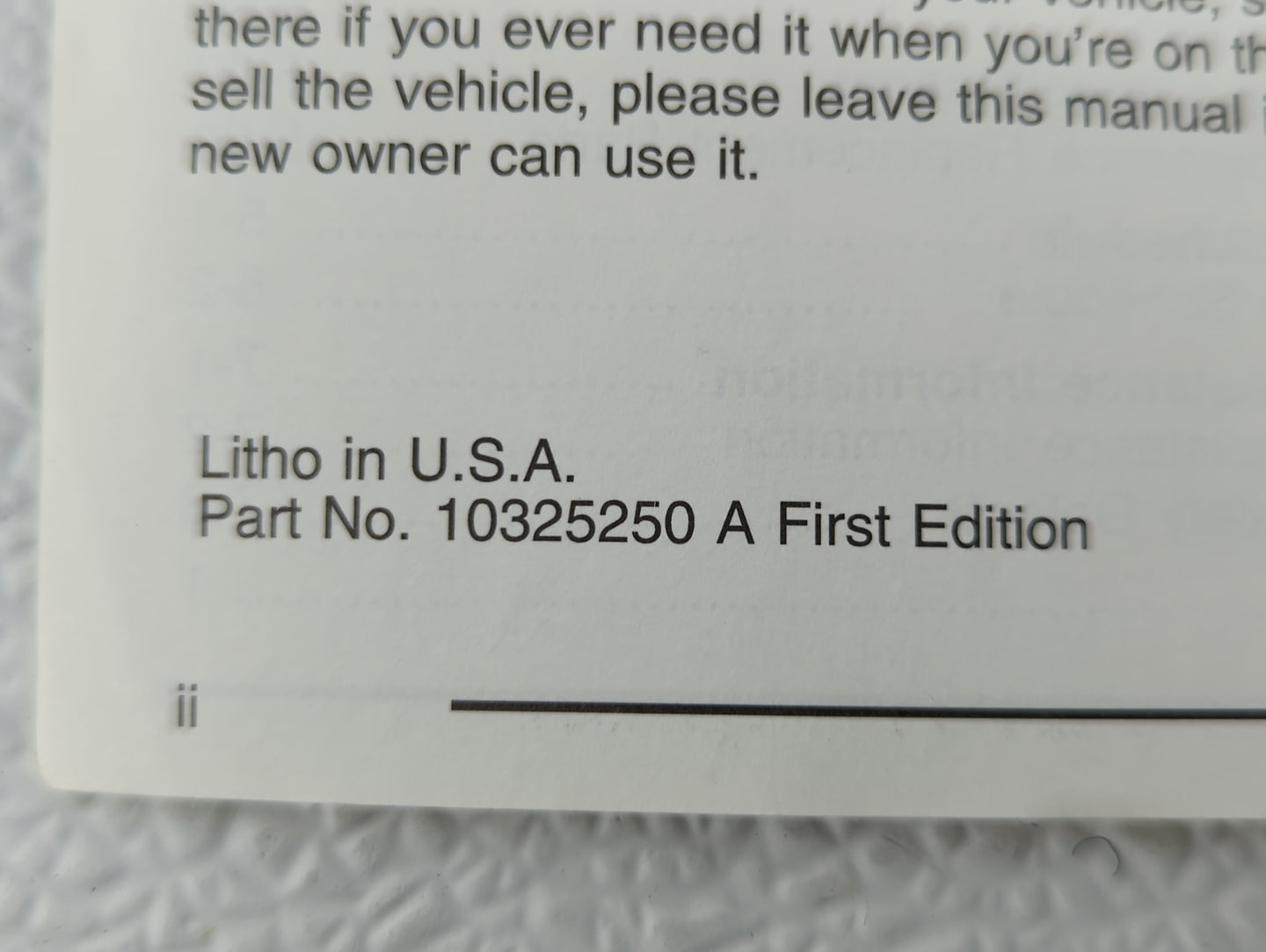 2003 Saab Monte Carlo Owners Manual Book Guide OEM Used Auto Parts - Oemusedautoparts1.com