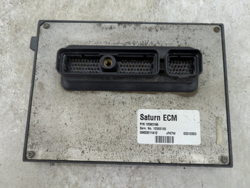 2003 Saturn Ion PCM Engine Control Computer ECU ECM PCU OEM P/N:12583186, 12583185, GM03E11A12 Fits OEM Used Auto Parts - Oe