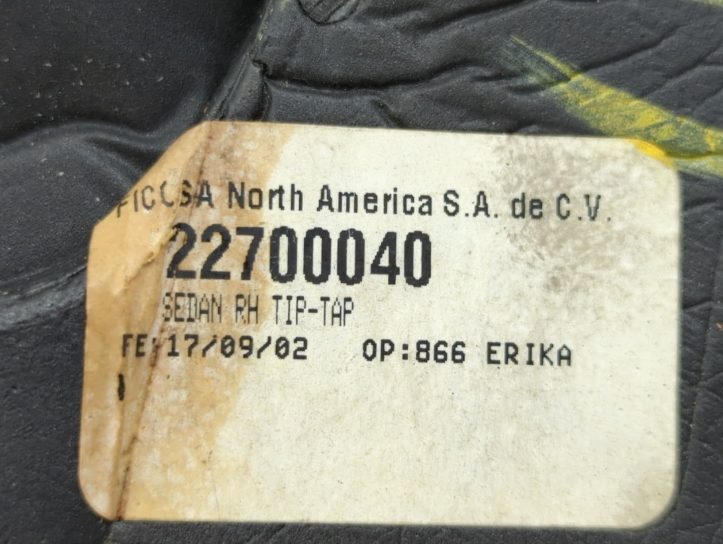 2003 Saturn Ion Side Mirror Replacement Passenger Right View Door Mirror P/N:22700040 Fits OEM Used Auto Parts - Oemusedauto