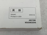 2003 Subaru Forester Owners Manual Book Guide P/N:MSA5M0304A OEM Used Auto Parts - Oemusedautoparts1.com
