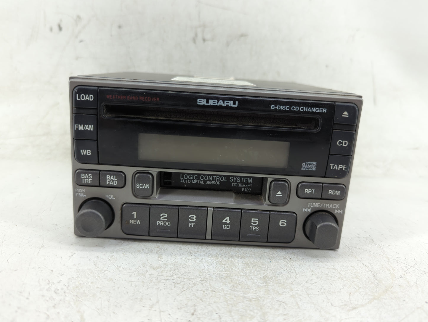 2003 Subaru Forester Radio AM FM Cd Player Receiver Replacement P/N:86201SA030 Fits OEM Used Auto Parts - Oemusedautoparts1.