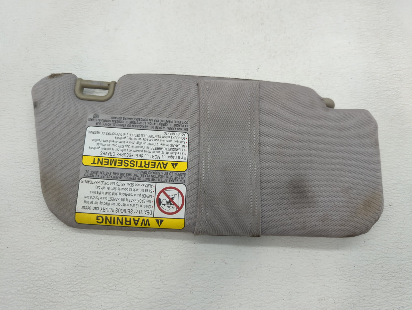 2003-2005 Subaru Forester Sun Visor Shade Replacement Driver Left Mirror Fits Fits 2003 2004 2005 OEM Used Auto Parts - Oemu