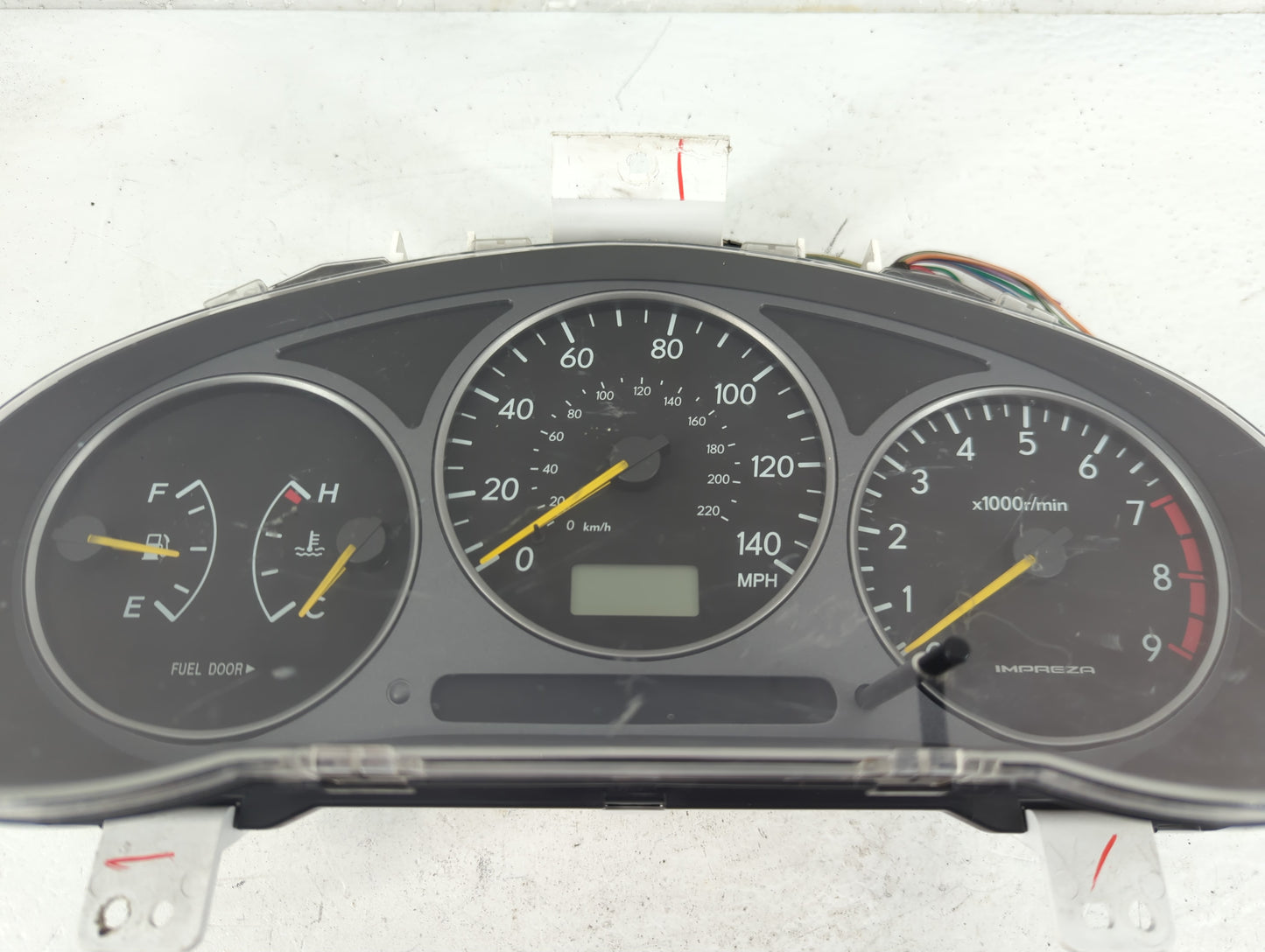 2002-2003 Subaru Impreza Instrument Cluster Speedometer Gauges Fits Fits 2002 2003 OEM Used Auto Parts - Oemusedautoparts1.c