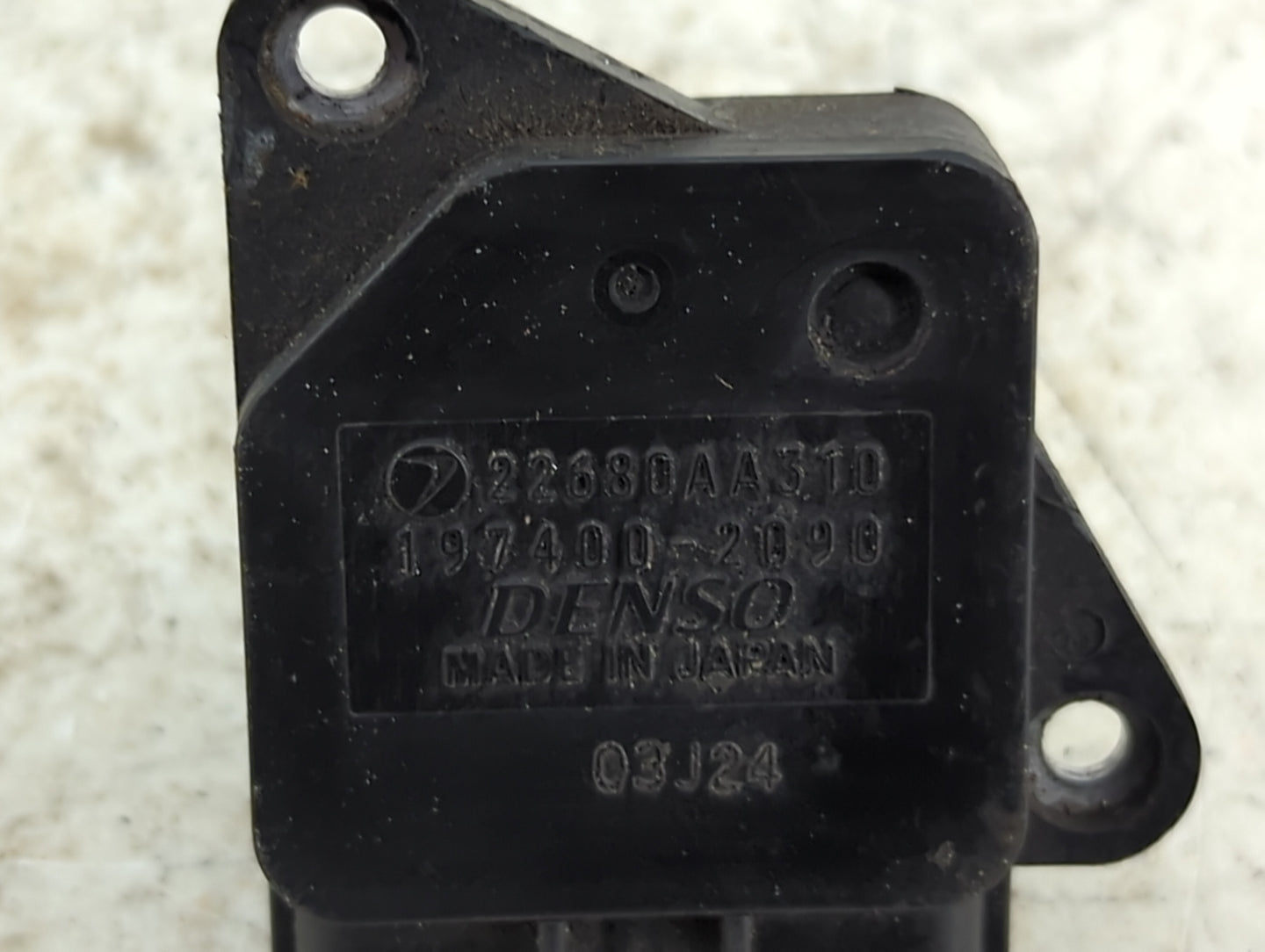 2002-2007 Subaru Impreza Mass Air Flow Meter Maf 1495542 - Oemusedautoparts1.com
