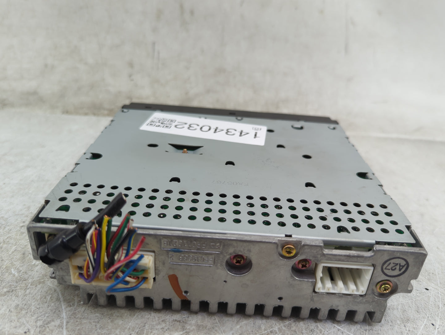2003 Subaru Legacy Radio AM FM Cd Player Receiver Replacement P/N:86201AE27A CQ-JF1260L Fits OEM Used Auto Parts - Oemusedau