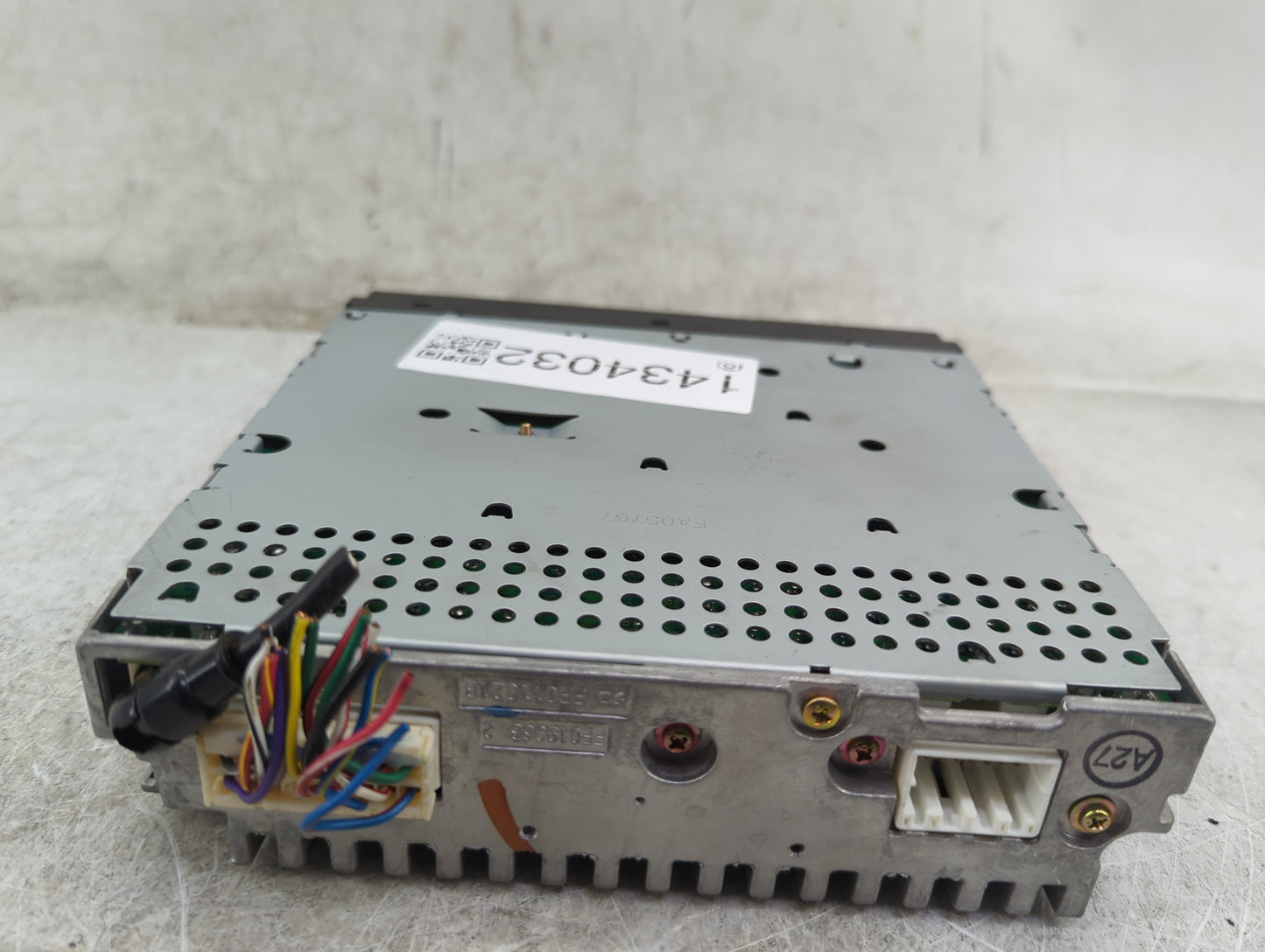 2003 Subaru Legacy Radio AM FM Cd Player Receiver Replacement P/N:86201AE27A CQ-JF1260L Fits OEM Used Auto Parts - Oemusedau