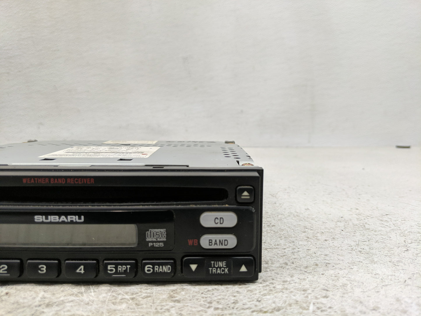 2003 Subaru Outback Radio AM FM Cd Player Receiver Replacement P/N:86201AE28A Fits OEM Used Auto Parts - Oemusedautoparts1.c