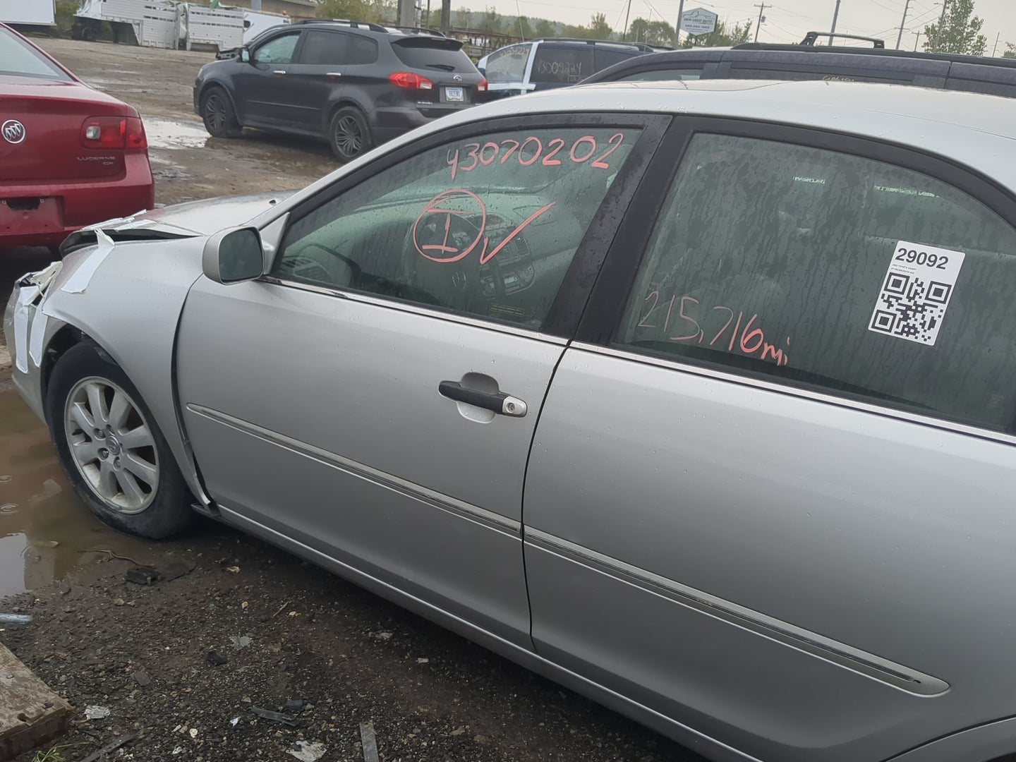 2002-2006 Toyota Camry Driver Front Door Oem - Oemusedautoparts1.com