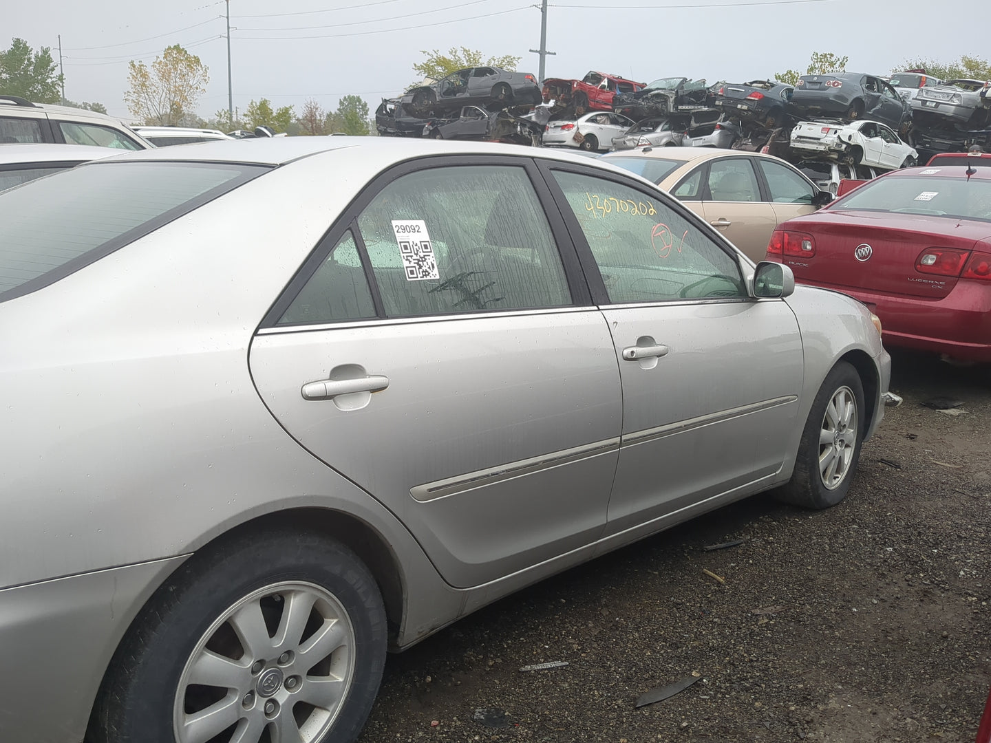 2002-2006 Toyota Camry Passenger Rear Door Oem - Oemusedautoparts1.com