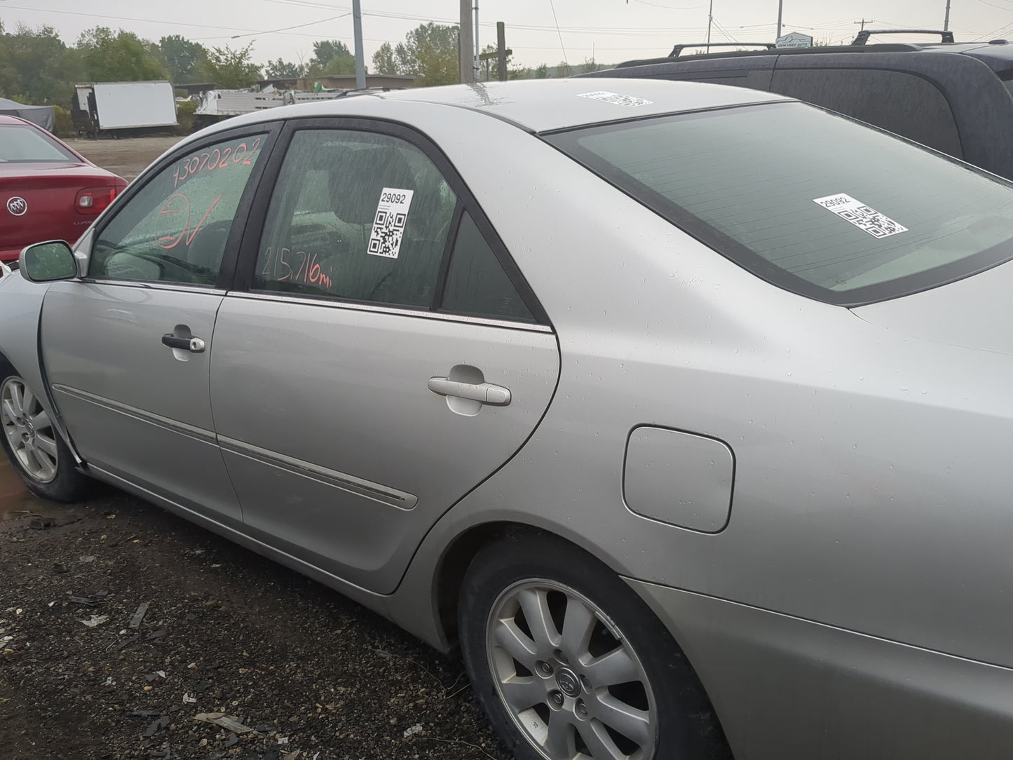 2002-2006 Toyota Camry Driver Rear Door Oem - Oemusedautoparts1.com