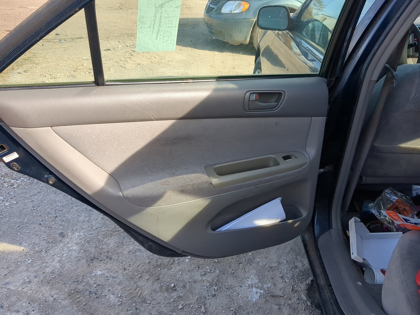 2002-2006 Toyota Camry Driver Rear Door Oem - Oemusedautoparts1.com