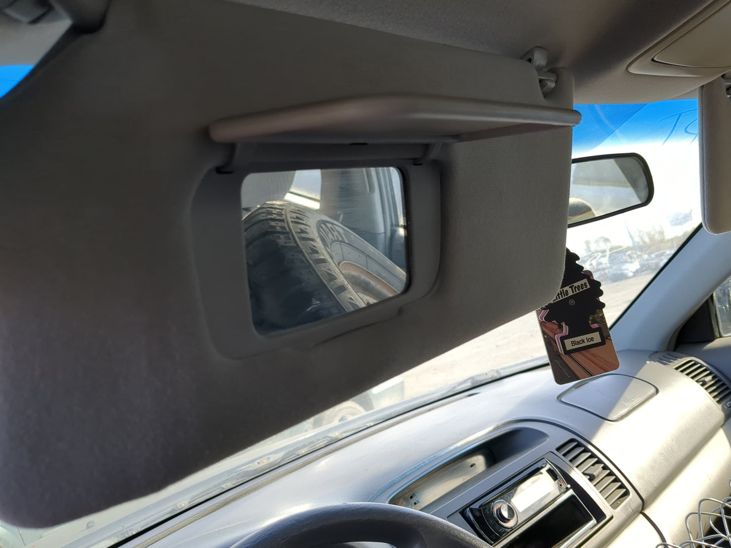 2002-2006 Toyota Camry Sun Visor Shade Replacement Driver Left Mirror Fits Fits 2002 2003 2004 2005 2006 OEM Used Auto Parts